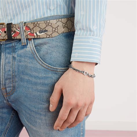 gucci boule silver bracelet|gucci bracelet interlocking g charm.